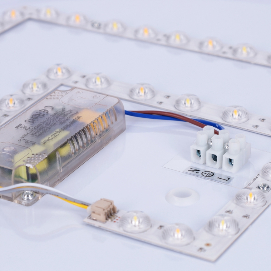 Brilagi - LED Stmívatelné stropní svítidlo LUCIA LED/60W/230V 3000-6500K pr. 59 cm bílá + dálkové ovládání