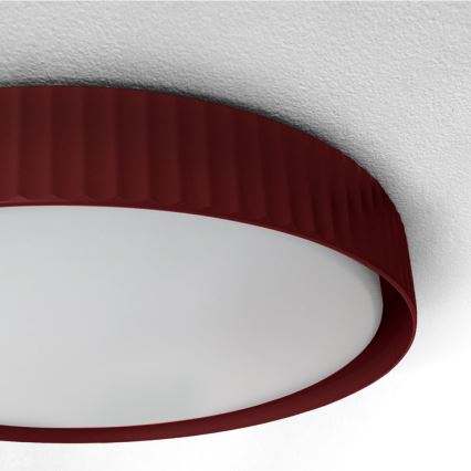 Brilagi - LED Stmívatelné stropní svítidlo LUCIA LED/60W/230V 3000-6500K pr. 59 cm červená + dálkové ovládání