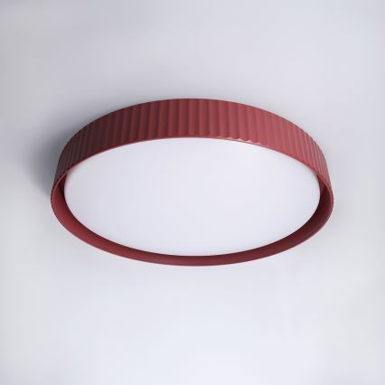 Brilagi - LED Stmívatelné stropní svítidlo LUCIA LED/60W/230V 3000-6500K pr. 59 cm červená + dálkové ovládání