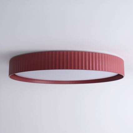 Brilagi - LED Stmívatelné stropní svítidlo LUCIA LED/60W/230V 3000-6500K pr. 59 cm červená + dálkové ovládání