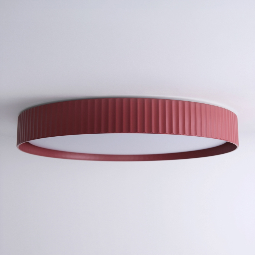Brilagi - LED Stmívatelné stropní svítidlo LUCIA LED/60W/230V 3000-6500K pr. 59 cm červená + dálkové ovládání