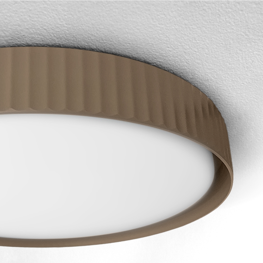 Brilagi - LED Stmívatelné stropní svítidlo LUCIA LED/60W/230V 3000-6500K pr. 59 cm hnědá + dálkové ovládání