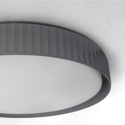 Brilagi - LED Stmívatelné stropní svítidlo LUCIA LED/60W/230V 3000-6500K pr. 59 cm šedá + dálkové ovládání