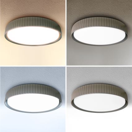Brilagi - LED Stmívatelné stropní svítidlo LUCIA LED/60W/230V 3000-6500K pr. 59 cm taupe + dálkové ovládání