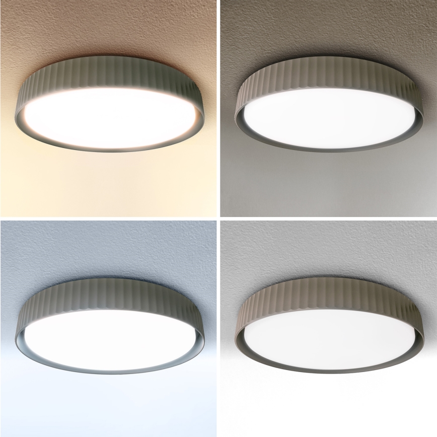 Brilagi - LED Stmívatelné stropní svítidlo LUCIA LED/60W/230V 3000-6500K pr. 59 cm taupe + dálkové ovládání