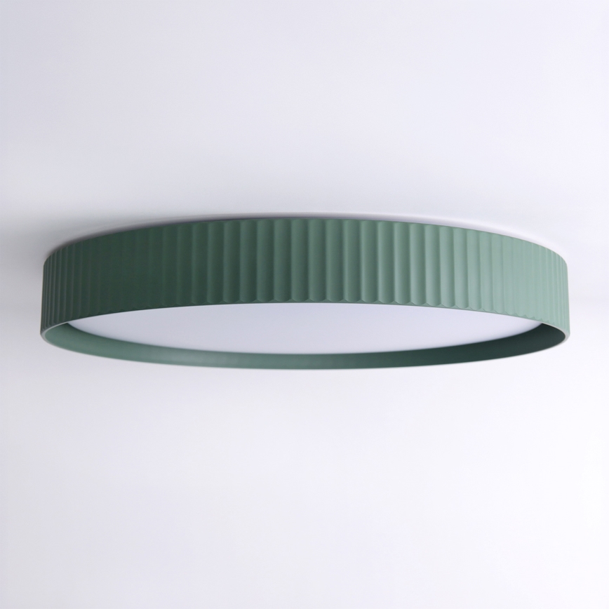 Brilagi - LED Stmívatelné stropní svítidlo LUCIA LED/60W/230V 3000-6500K pr. 59 cm zelená + dálkové ovládání