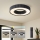 Brilagi - LED Stmívatelné stropní svítidlo LUMIX LED/48W/230V 3000-6000K černá pr. 50 cm + dálkové ovládání