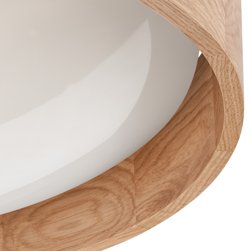 Brilagi - LED Stmívatelné stropní svítidlo MANAROLA LED/24W/230V 3000-6500K dub + dálkové ovládání
