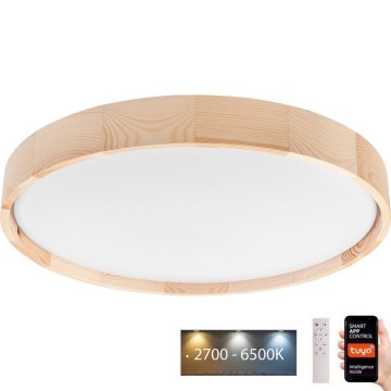 Brilagi - LED Stmívatelné stropní svítidlo MANAROLA SMART LED/36W/230V 2700-6500K pr. 51 cm Wi-Fi Tuya + dálkové ovládání