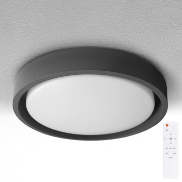 Brilagi - LED Stmívatelné stropní svítidlo MATTEO LED/60W/230V 3000-6500K pr. 51,5 cm černá + dálkové ovládání