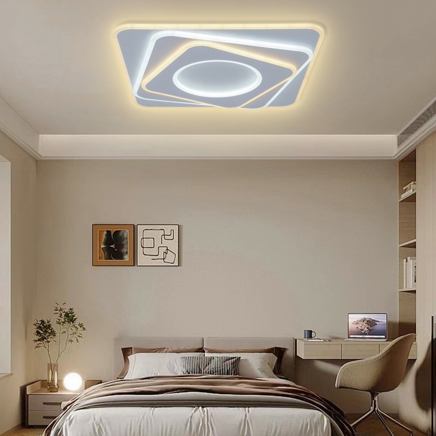 Brilagi - LED Stmívatelné stropní svítidlo MODERN LED/100W/230V 2700-6500K 48x48 cm + dálkové ovládání