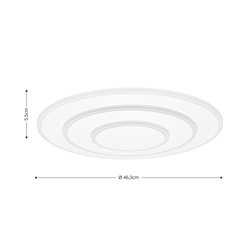 Brilagi - LED Stmívatelné stropní svítidlo MODERN LED/58W/230V 2700-6500K pr. 46,3 cm + dálkové ovládání
