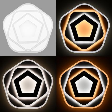 Brilagi - LED Stmívatelné stropní svítidlo MODERN LED/64W/230V 2700-6500K pr. 40 cm + dálkové ovládání