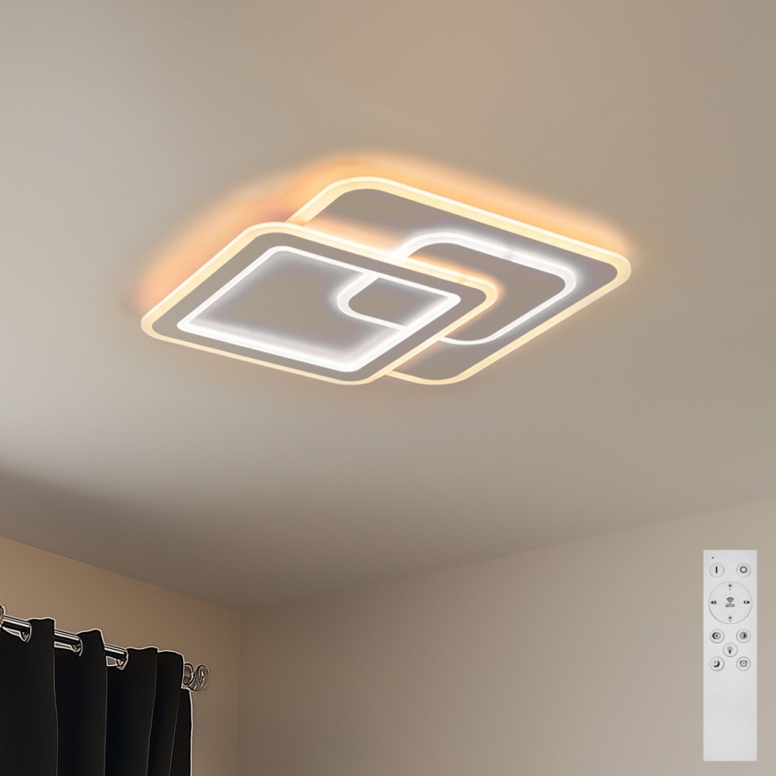Brilagi - LED Stmívatelné stropní svítidlo MODERN LED/80W/230V 2700-6500K 52,5x52,5 cm + dálkové ovládání