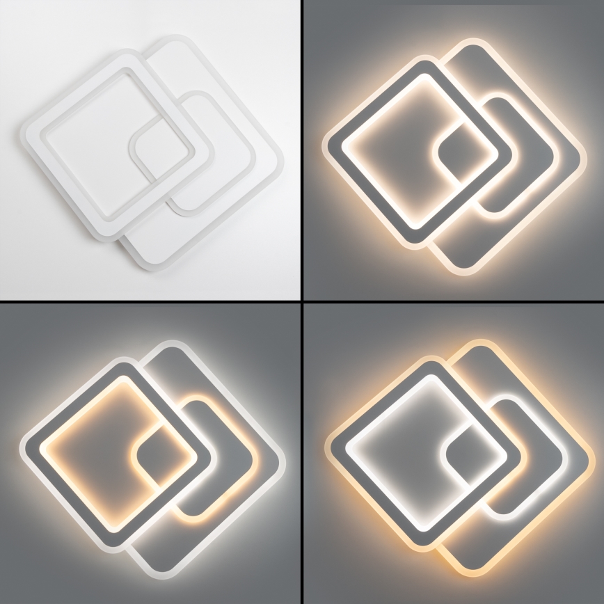 Brilagi - LED Stmívatelné stropní svítidlo MODERN LED/80W/230V 2700-6500K 52,5x52,5 cm + dálkové ovládání