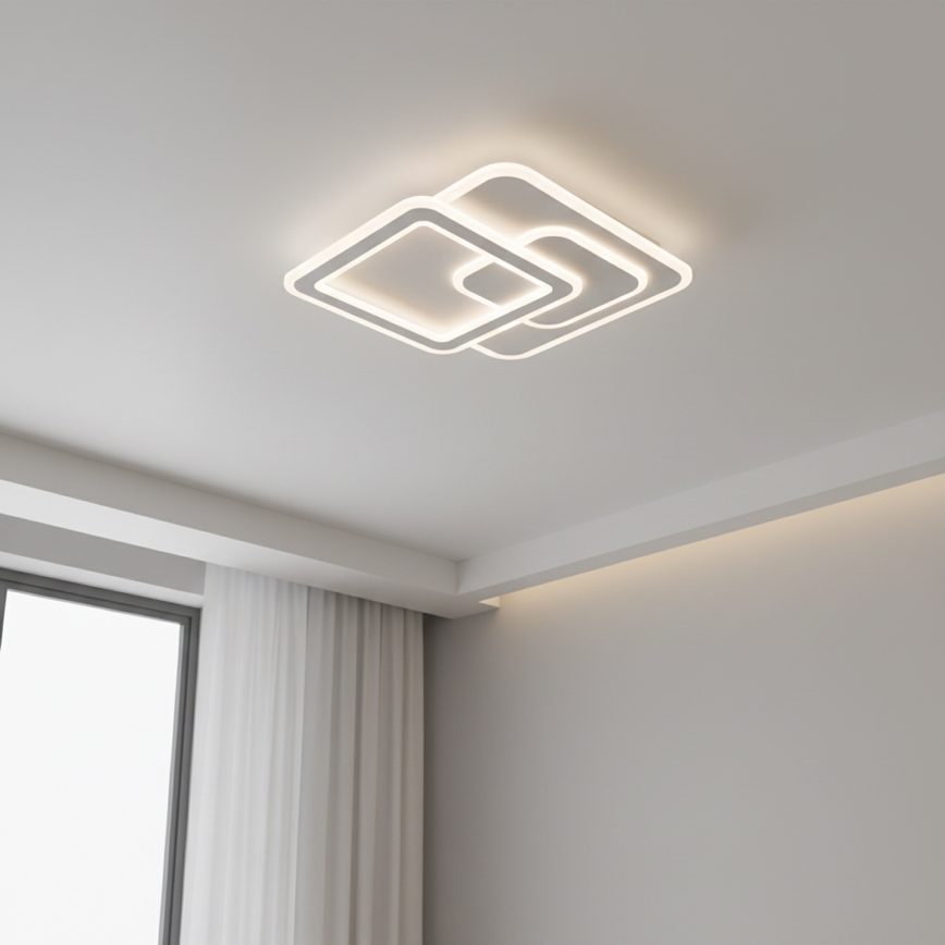 Brilagi - LED Stmívatelné stropní svítidlo MODERN LED/80W/230V 3000-6000K 52,5x52,5 cm + dálkové ovládání