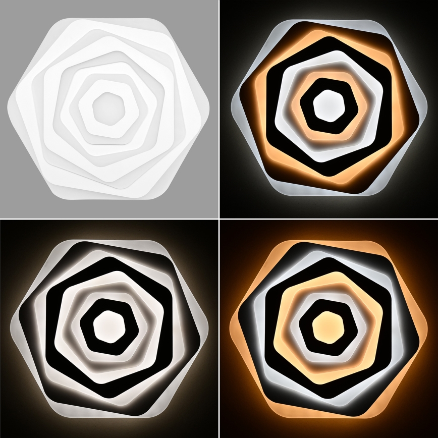 Brilagi - LED Stmívatelné stropní svítidlo MODERN LED/85W/230V 2700-6500K pr. 53 cm + dálkové ovládání