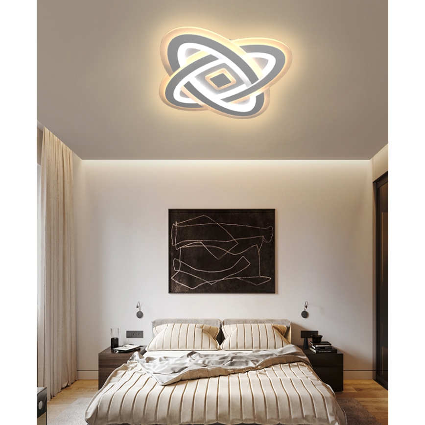 Brilagi - LED Stmívatelné stropní svítidlo MODERN LED/90W/230V 2700-6500K 48x48 cm+ dálkové ovládání