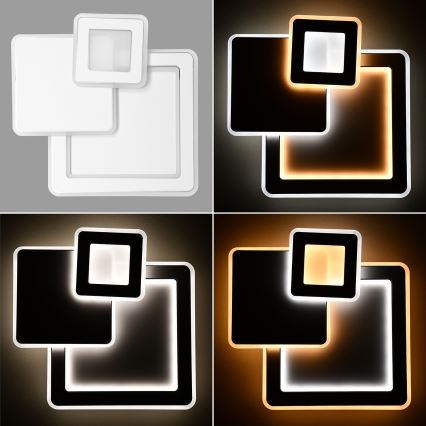 Brilagi - LED Stmívatelné stropní svítidlo MODERN LED/93W/230V 2700-6500K 48,5x48,5 cm + dálkové ovládání