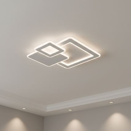 Brilagi - LED Stmívatelné stropní svítidlo MODERN LED/93W/230V 3000-6000K 48,5x48,5 cm + dálkové ovládání