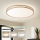 Brilagi - LED Stmívatelné stropní svítidlo MOLINA LED/100W/230V 3000-6000K dub pr. 80 cm + dálkové ovládání