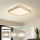 Brilagi - LED Stmívatelné stropní svítidlo MOLINA SQUARE LED/80W/230V 3000-6000K dub 60x60 cm + dálkové ovládání