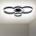 Brilagi - LED Stmívatelné stropní svítidlo ORBITS LED/49W/230V 3000-6000K 50x65 cm + dálkové ovládání
