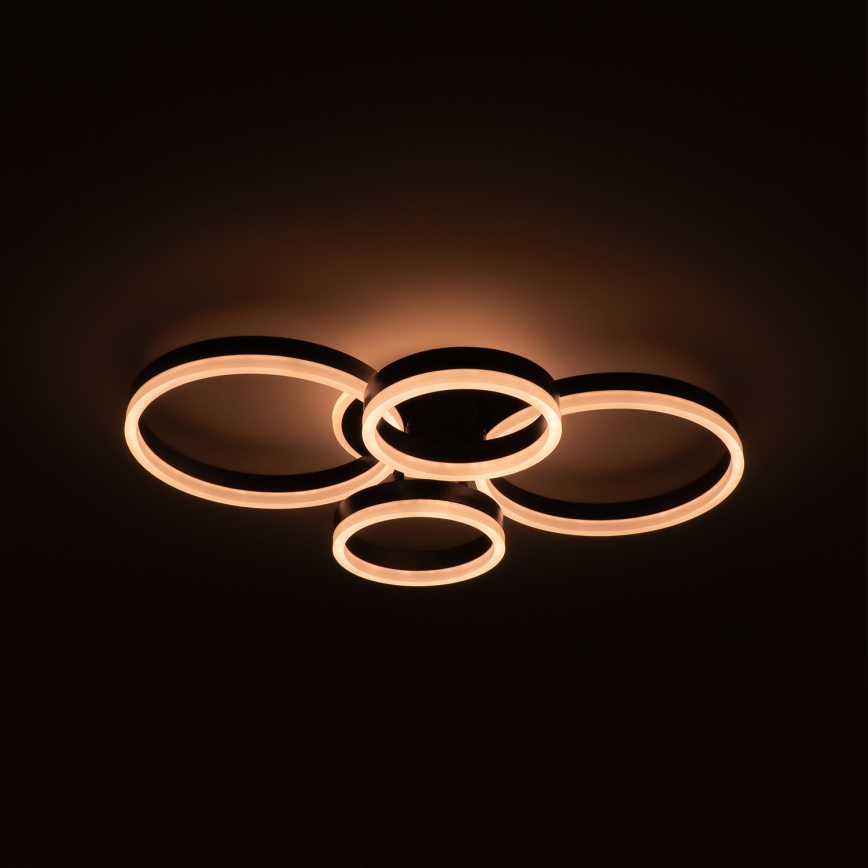 Brilagi - LED Stmívatelné stropní svítidlo ORBITS LED/49W/230V 3000-6000K 50x65 cm + dálkové ovládání