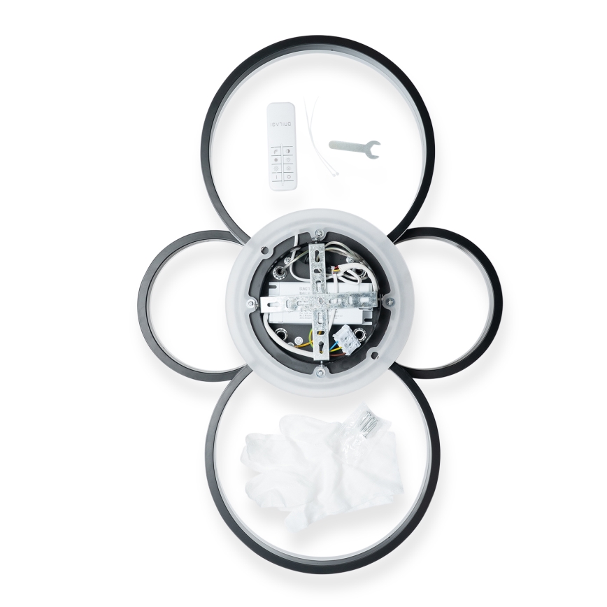 Brilagi - LED Stmívatelné stropní svítidlo ORBITS LED/49W/230V 3000-6000K 50x65 cm + dálkové ovládání