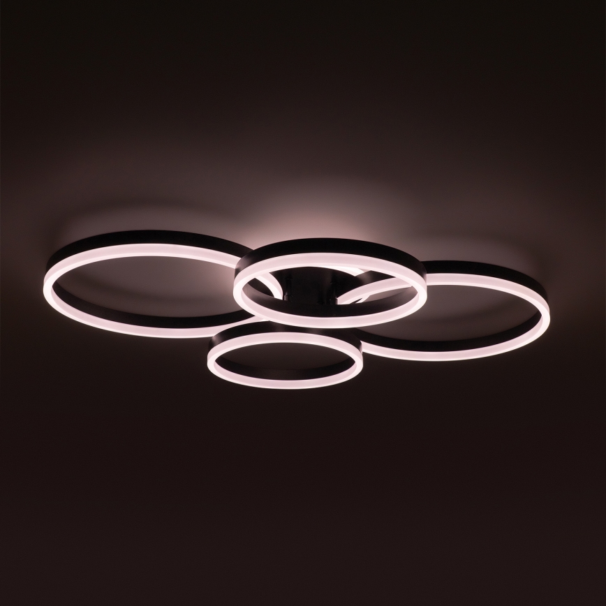 Brilagi - LED Stmívatelné stropní svítidlo ORBITS LED/52W/230V 3000-6000K 68x89 cm+ dálkové ovládání