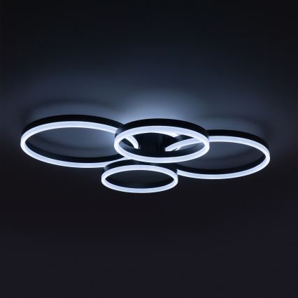 Brilagi - LED Stmívatelné stropní svítidlo ORBITS LED/52W/230V 3000-6000K 68x89 cm+ dálkové ovládání