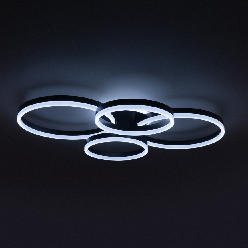 Brilagi - LED Stmívatelné stropní svítidlo ORBITS LED/52W/230V 3000-6000K 68x89 cm+ dálkové ovládání