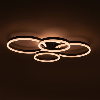 Brilagi - LED Stmívatelné stropní svítidlo ORBITS LED/52W/230V 3000-6000K 68x89 cm+ dálkové ovládání