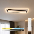 BRILAGI - LED Stmívatelné stropní svítidlo OUTLINE LED/52W/230V 3000-6000K 15x60 cm bílá/černá + dálkové ovládání