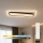 Brilagi - LED Stmívatelné stropní svítidlo OUTLINE LED/52W/230V 3000-6000K 15x60 cm bílá/černá + dálkové ovládání