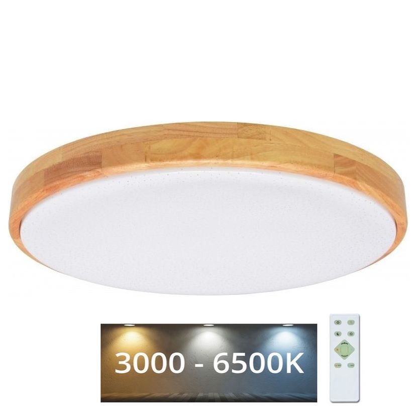 Brilagi - LED Stmívatelné stropní svítidlo PINE LED/60W/230V 3000-6500K + dálkové ovládání