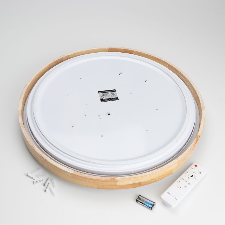 Brilagi - LED Stmívatelné stropní svítidlo PINE LED/60W/230V 3000-6500K + dálkové ovládání