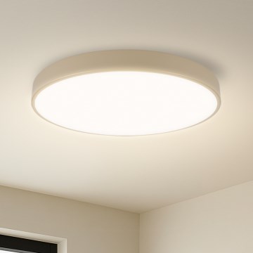 Brilagi - LED Stmívatelné stropní svítidlo POOL LED/60W/230V 3000-6000K pr. 50 cm béžová + dálkové ovládání