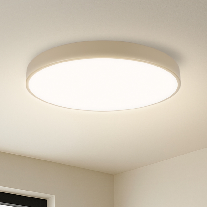 Brilagi - LED Stmívatelné stropní svítidlo POOL LED/60W/230V 3000-6000K pr. 50 cm béžová + dálkové ovládání