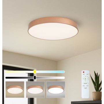Brilagi - LED Stmívatelné stropní svítidlo POOL LED/60W/230V 3000-6000K pr. 60 cm bronzová + dálkové ovládání