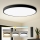 Brilagi - LED Stmívatelné stropní svítidlo POOL SMART LED/180W/230V 3000-6000K pr. 120 cm Wi-Fi Tuya černá + dálkové ovládání