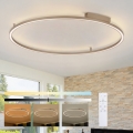 Brilagi - LED Stmívatelné stropní svítidlo PORTOFINO LED/85W/230V 3000-6000K pr. 120 cm béžová + dálkové ovládání
