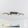 Brilagi - LED Stmívatelné stropní svítidlo RINGO LED/34W/230V 3000-6000K 28x84 cm černá + dálkové ovládání