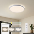 Brilagi - LED Stmívatelné stropní svítidlo RIVO LED/72W/230V 3000-6000K bílá pr. 50 cm + dálkové ovládání