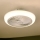 Brilagi - LED Stmívatelné stropní svítidlo s ventilátorem LED/30W/230V 3000-6500K bílá + dálkové ovládání