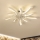 Brilagi - LED Stmívatelné stropní svítidlo s ventilátorem LED/50W/230V 3000-6500K bílá + dálkové ovládání