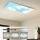 Brilagi - LED Stmívatelné stropní svítidlo SLIMFRAME SKY LED/80W/230V 120x60 cm 3000-6000K stříbrná/modrá + dálkové ovládání