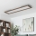 Brilagi - LED Stmívatelné stropní svítidlo SLIMFRAME WOOD LED/58W/230V 124x34 cm 3000-6000K tmavě hnědá + dálkové ovládání