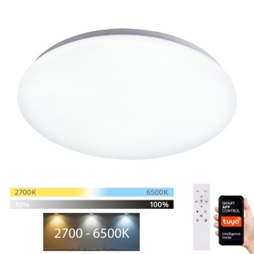 Brilagi - LED Stmívatelné stropní svítidlo SMART LED/24W/230V 2700-6500K Wi-Fi Tuya + dálkové ovládání