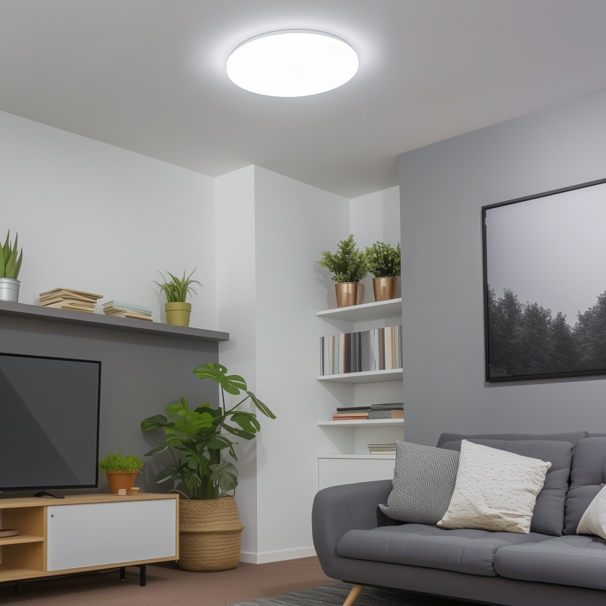 Brilagi - LED Stmívatelné stropní svítidlo SMART LED/24W/230V 2700-6500K Wi-Fi Tuya + dálkové ovládání